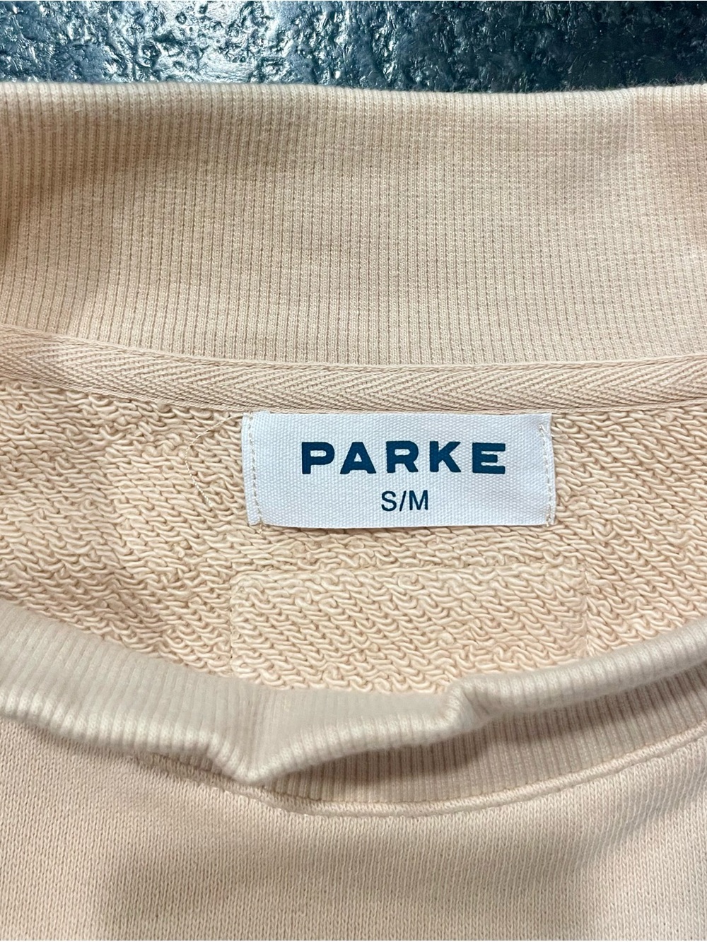 PARKE x Dunkin’ Varsity Mockneck Sweatshirt S/M + Tumbler RARE - Picture 6 of 8